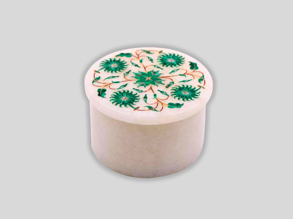 Beautiful Inlay Work Decorative Vintage Jewelry Box